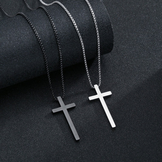 Simple Fashion Cross Pendant Necklace