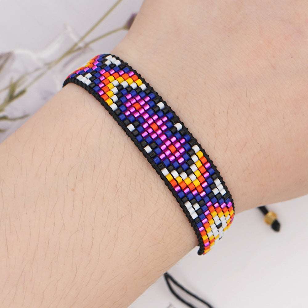 Handmade Miyuki Bead Woven Jewelry Ethnic Bracelet