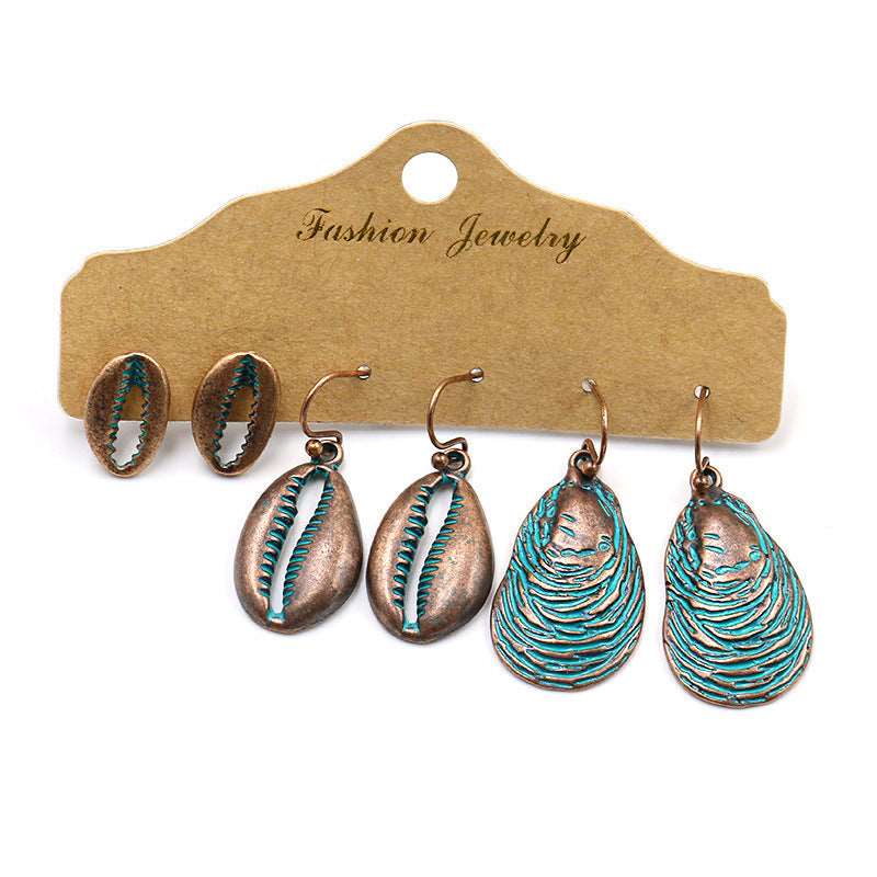 Set of 3 Bohemian Ethnic Style Tassel Earring