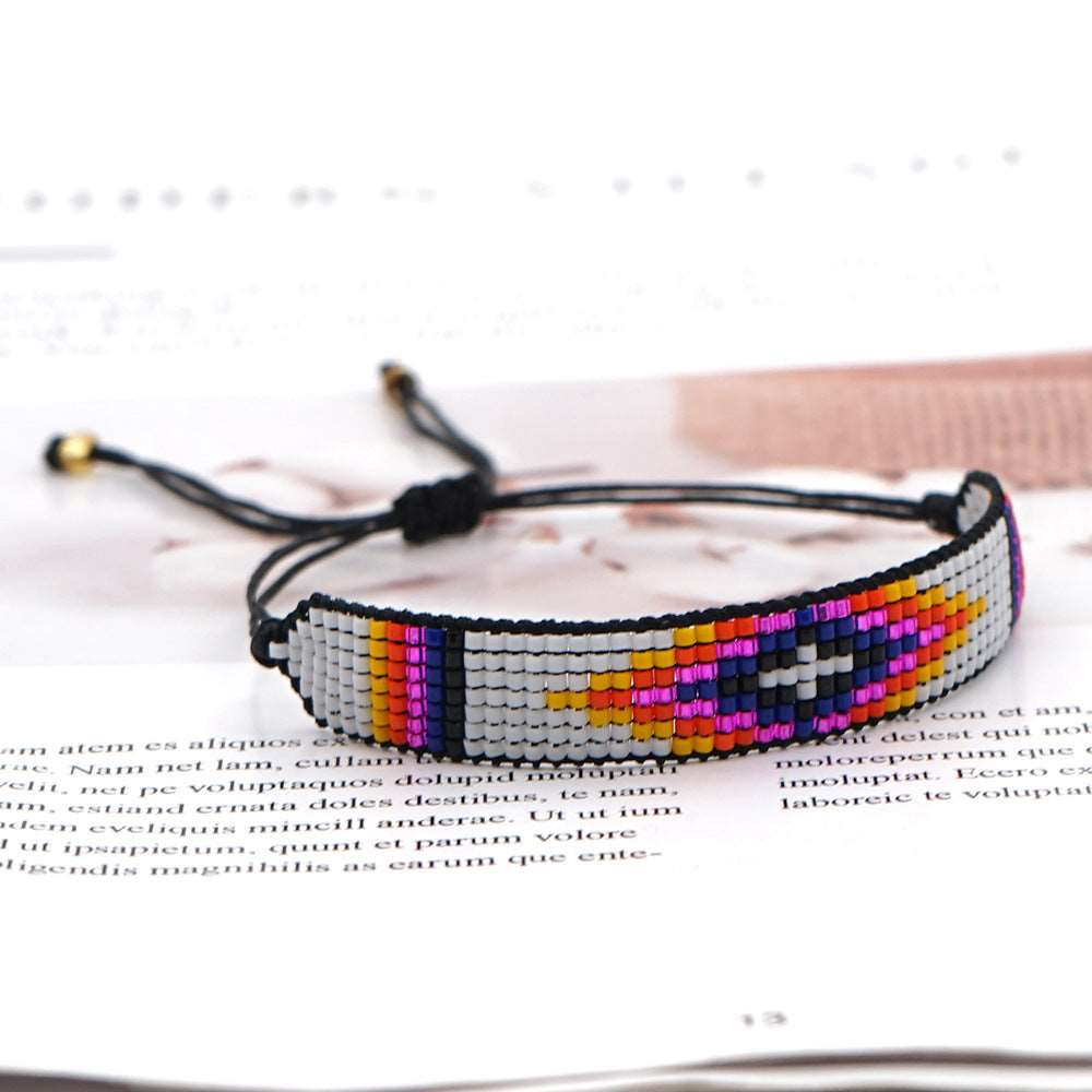 Handmade Miyuki Bead Woven Jewelry Ethnic Bracelet