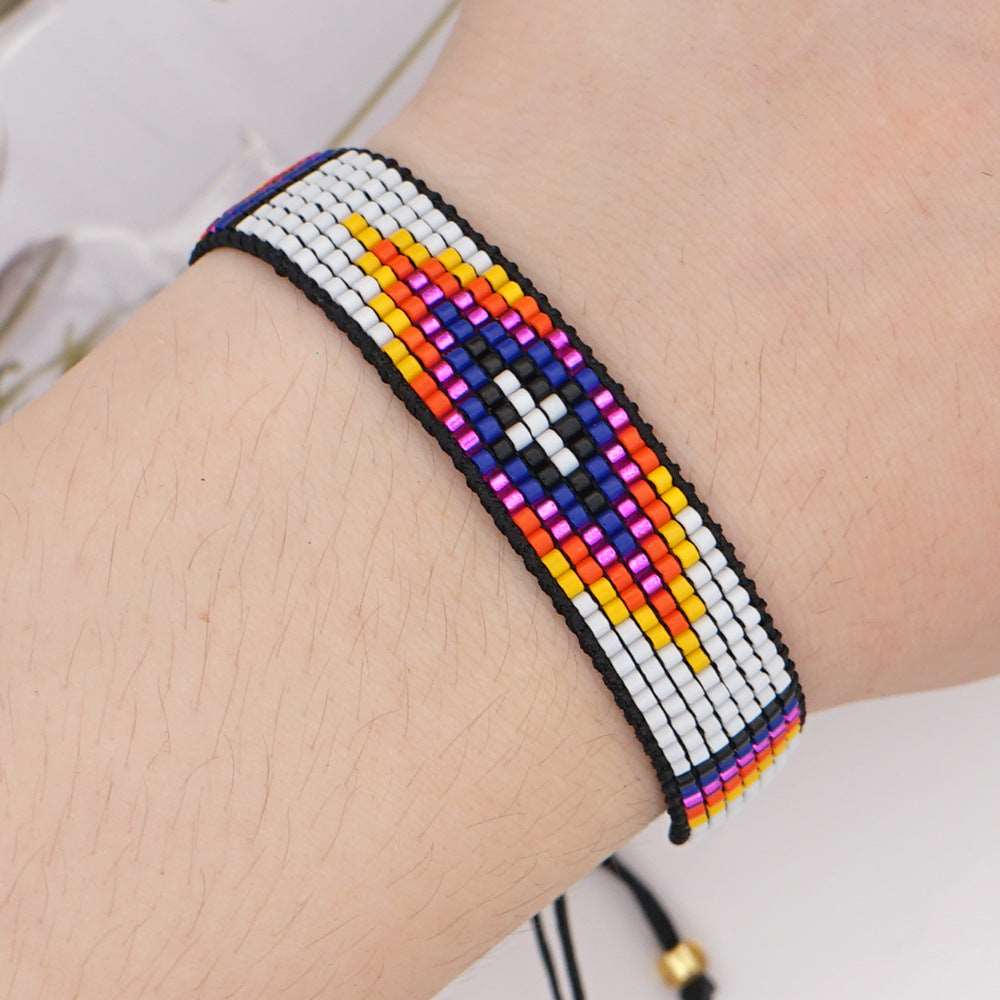 Handmade Miyuki Bead Woven Jewelry Ethnic Bracelet