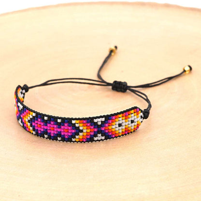 Handmade Miyuki Bead Woven Jewelry Ethnic Bracelet